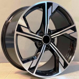 Audi Style 5419 8x18 5x112 ET40 Black Face Machined